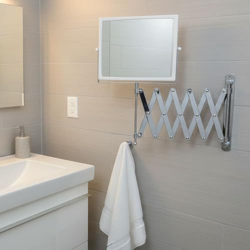 JERDON Wall-Mounted Makeup Mirror - Image 7