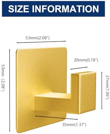 VAEHOLD Adhesive Towel Hooks, Heavy Duty Wall Hooks - Image 6