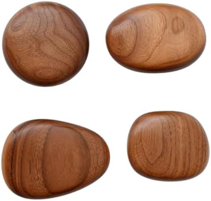 4Pcs, Wood Wall Mounted Coat Hooks Wooden Coat Hooks Coat Racks Wood Cabinet - Image 6