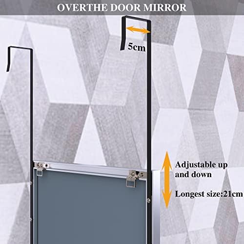 ANYHI 60"x18" Full Length Mirror Over the Door Hang or Wall Mounted - Image 6