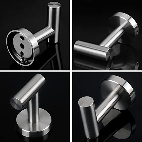NearMoon Bath Towel Hooks- SUS 304 Stainless Steel Robe Hook Holder, Heavy Duty - Image 6