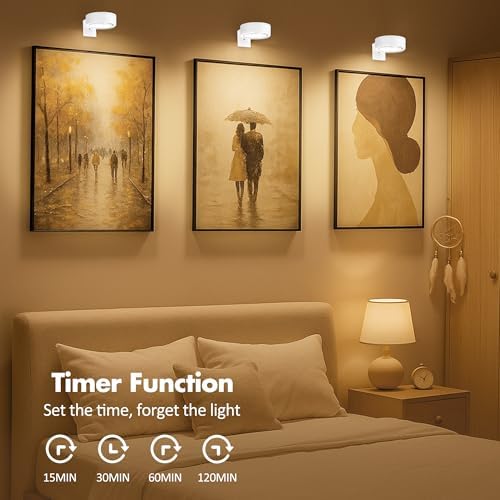 Picture Lights for Wall, Wireless Poster Lights Battery Operated - Image 7