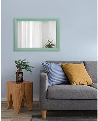 AAZZKANG Wood Framed Mirror Rectangle Modern Farmhouse Wall Mirrors Decor Large - Image 7