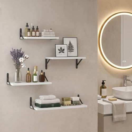YGEOMER 4 Different Sizes Floating Shelves - Image 7