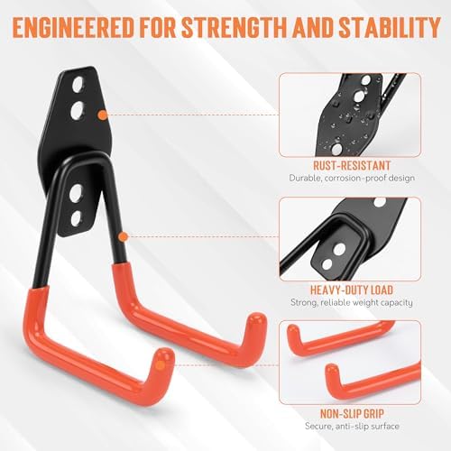 TONDA Garage Hooks, 20 Pack Wall Storage Hooks - Image 7