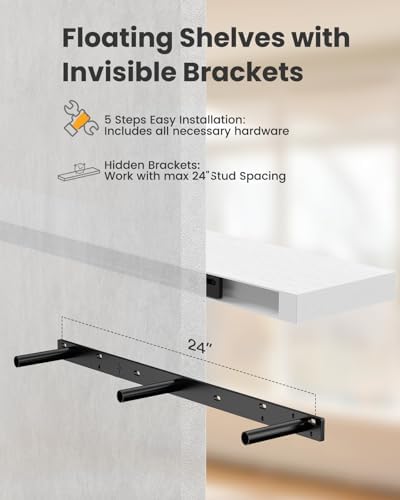 Amada 47.2" Floating Shelves for Wall Decor & Storage - Image 7