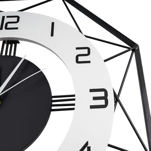 Modern Wall Clock for Bedroom, Silent Sweep Movement Non-Ticking, Decorative - Image 7