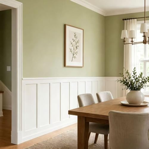 235 x 54 Inch MDF Premade Board and Batten Paintable Wainscoting Kit - Image 6