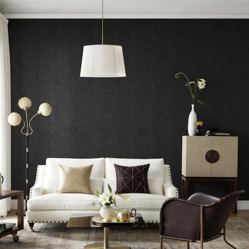 Zeeko Black Crocodile Peel and Stick Wallpaper 35.4" x 400" - Image 6