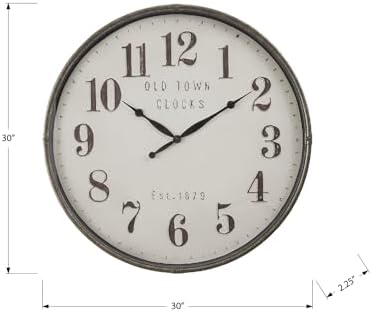 Monarch Specialties I 9024 Clocks, Large Oversized, Wall Clock, Transitional - Image 4