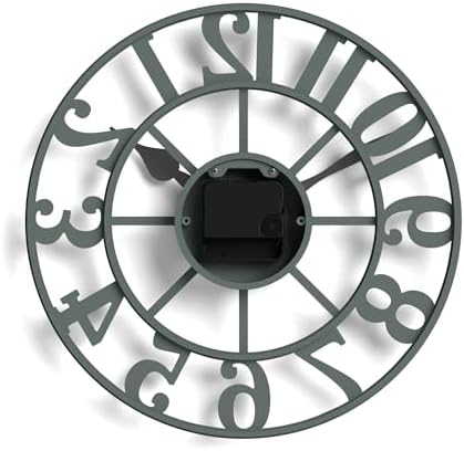 JONES CLOCKS® Lighthouse wall Clock | Sculptural Skeleton Clock | Green - Image 7