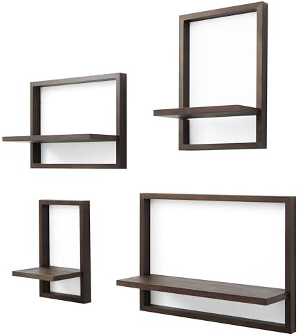 Floating Shelves for Wall, Decorative Wall Shelves, Plants Shelf Framed - Image 6