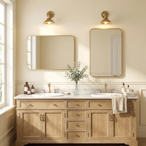 2-Pack 20X30 Inch Bathroom Mirror, Rectangle Aluminum Frame Mirror Anti-Rust - Image 7