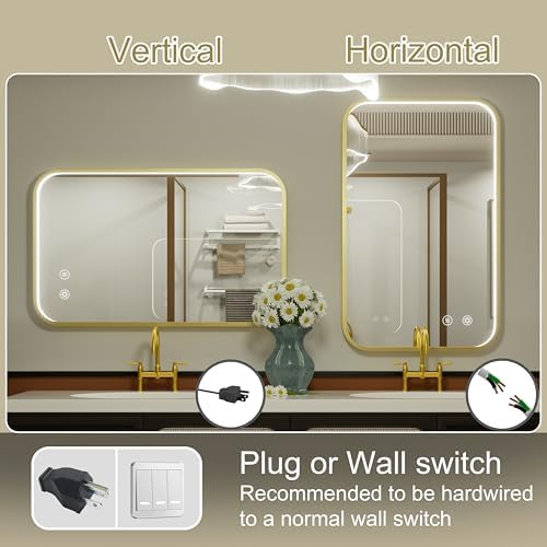 24x36 Inch LED Bathroom Mirror - Image 6