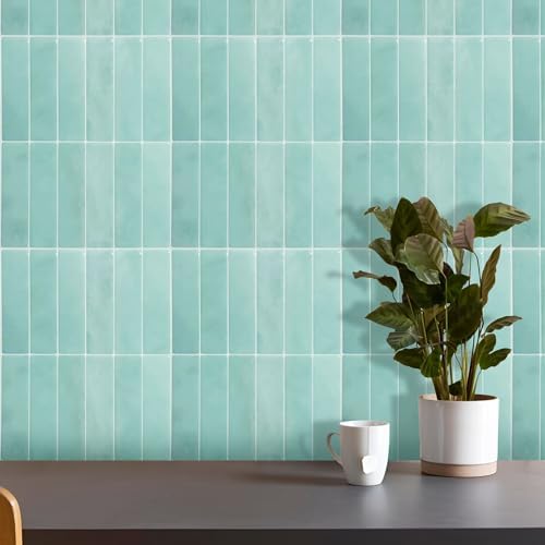 Select 5 Pack Peel and Stick Backsplash Square Tiles, 12x12 in - Image 6
