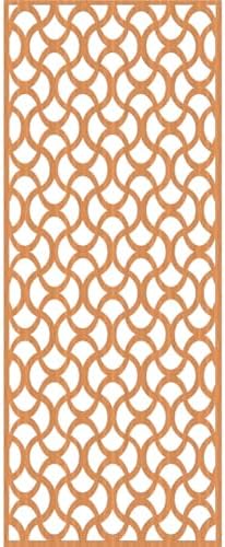 Resort Decorative Pierced Fretwork Wood Wall Panels, 33 3/8"W x 84 3/8"H x 3/8"T - Image 4