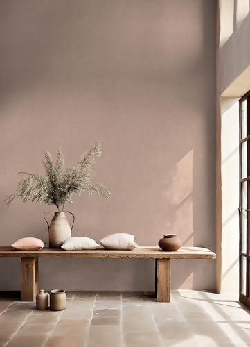 Mr. Kate Daphne Potter's Clay Peach Limewash Peel and Stick Wallpaper - Image 6