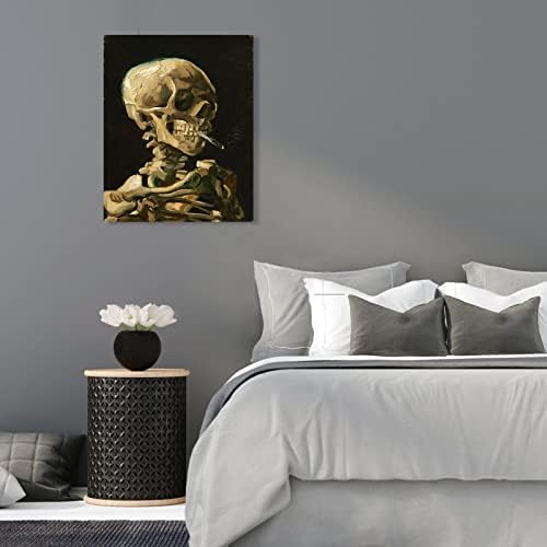 1 KINGO Van Gogh Canvas Wall Art: Skull of a Skeleton - Image 6