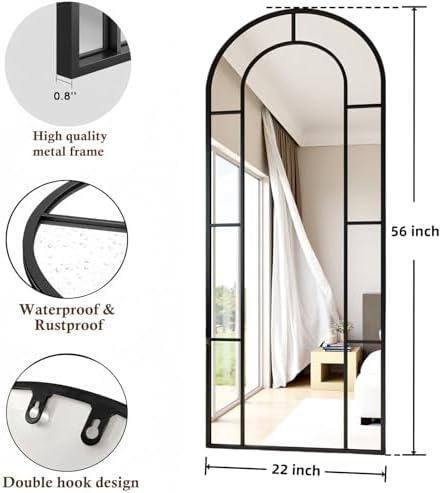 Prywot Arched Mirror Full Length - Image 7