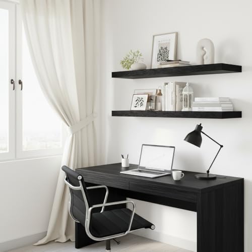 Vivelove 12 Inch Deep Floating Shelves 36” Set of 2 - Image 6