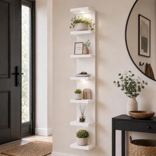 7 Tier Floating Wall Shelf - Image 7