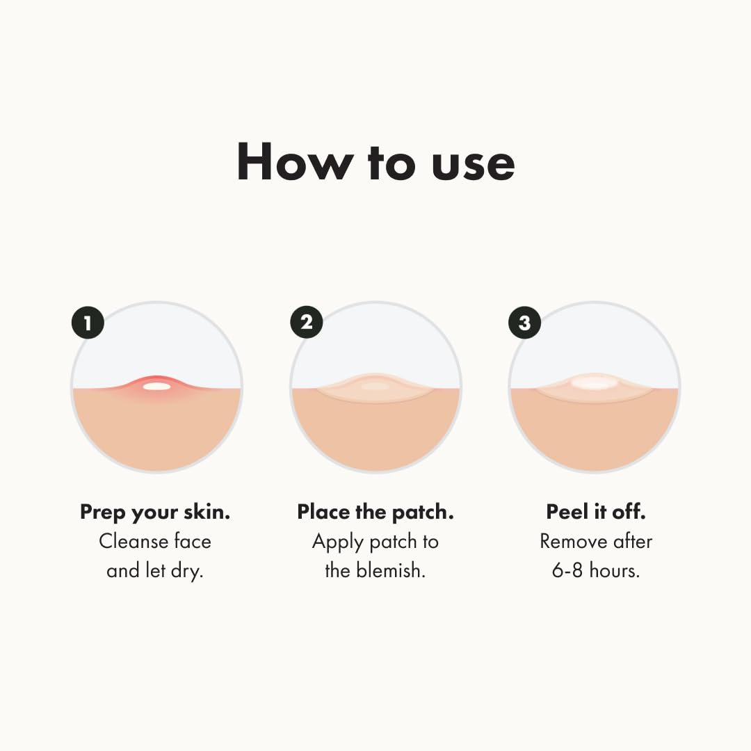 Mighty Patch™ Day and Night Patches – The Hydrocolloid Patch Duo Pack. Derm-Tested. Medical-Grade Hydrocolloid. Absorbs Pimple Gunk in 6-8 Hours. 36ct (18x Original, 18x Invisible+)