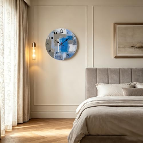 12" Silent Wall Clock, Round Wall Clock - Image 6