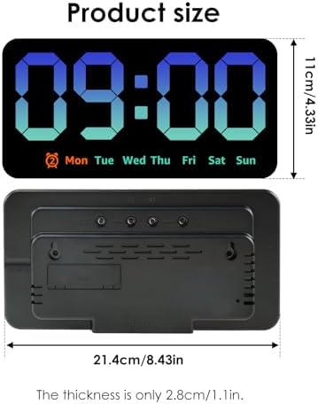 Digital Wall Clock 8.5 Inch Large Display LED Clock - Image 6