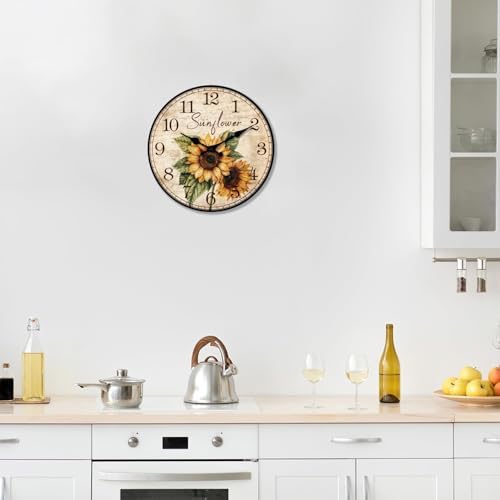 XFM Vintage Sunflower Wall Clock - Image 6