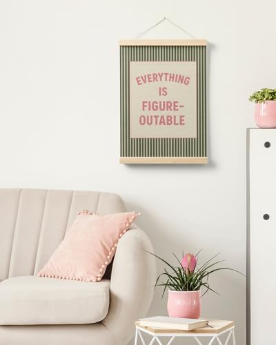 FGFK Everything Is Figureoutable Positive Affirmations Wall Art Poster Hanger - Image 7