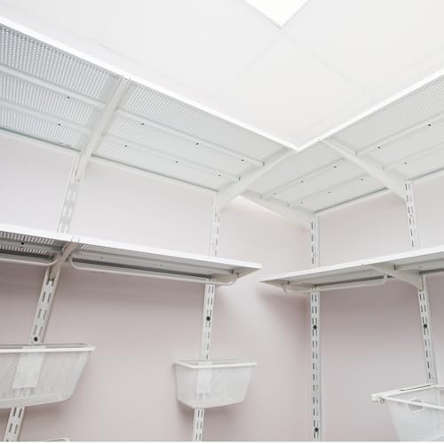 MorningRo 12 Pack 47.5" Dual Track Shelving Rail, Dual Slot Upright - Image 6