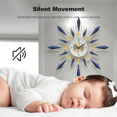 Ergocar Wall Clock, Stylish and Simple Large Decorative Kitchen Wall Clock - Image 6
