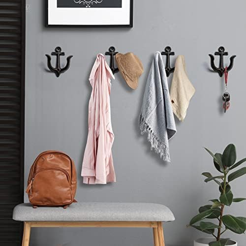 Notakia Decorative Wall Hooks Mounted Antique Shabby Chic Metal Cast Iron - Image 7