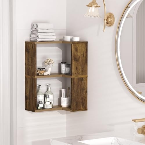 Floating Corner Shelf, 3-Tier Floating Shelf - Image 7