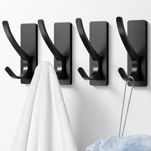 10-Pack Self Adhesive Towel Hooks: Extra Strong 13LB, Stainless Hook - Image 6