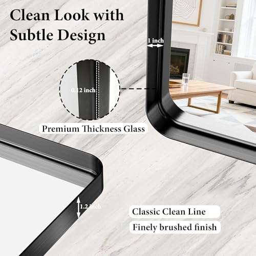 Bathroom Mirror for Wall, 30x22 Inch Rectangle Mirror - Image 6