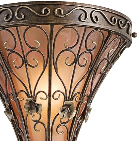 Kichler Marchesa 14.75" 1-Light Wall Sconce Light, Terrene Bronze - Image 6