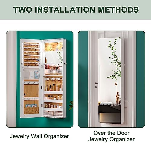 HNEBC Over the Door Jewelry Organizer - Image 6