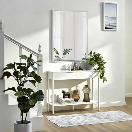 AAZZKANG Metal Frame Mirror Rectangle Wall Mounted Mirrors Large 26"x18" - Image 7