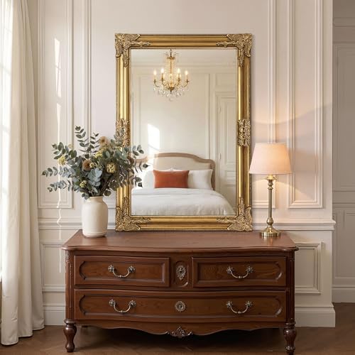 Vintage Gold Mirror for Wall - Image 6
