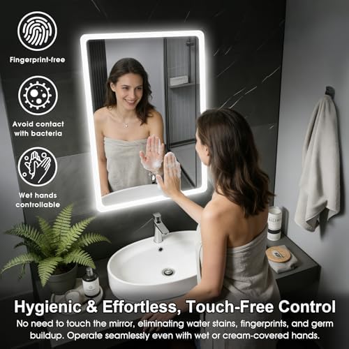 LED Bathroom Mirror, 20x28 in Vanity Mirrors - Image 7