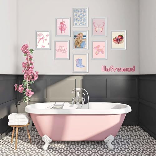 XIANGRUI Preppy Wall Art Set of 9 - Image 7