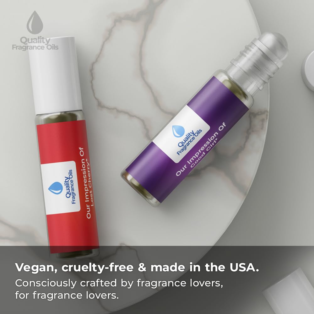 Quality Fragrance Oils' Spice & Wood Impression #108 | Long-Lasting Perfume Oil, Alcohol-Free, Strong Scent, 10ml Roll-On | Affordable Alternative to Designer Fragrances