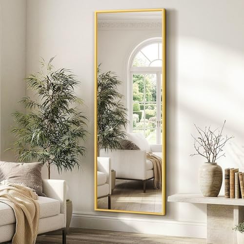 FICTOR Full Length Mirror with Stand, Floor Standing Mirror - Image 7