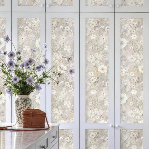 JiffDiff Floral Wallpaper Peel and Stick 17.3"x118" - Image 7