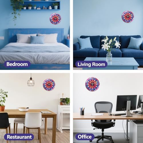 peacoblue Datura Wall Clocks Battery Operated - Image 6