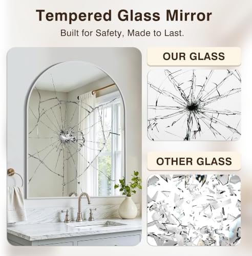 Arched Bathroom Vanity Mirror for Over Sink - Image 6