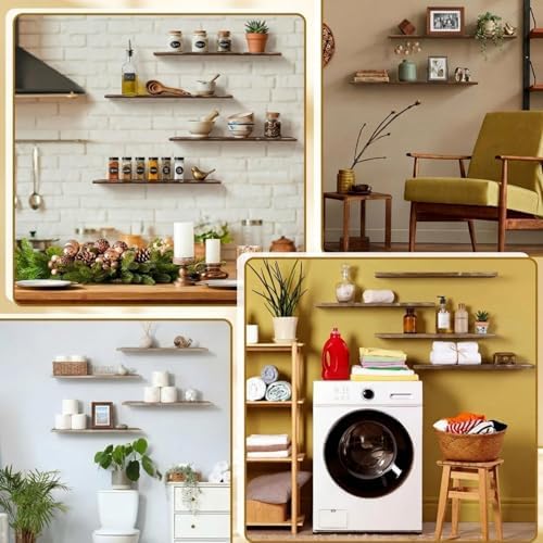 Pinkunn 4 Pcs 35.4 Inches Floating Shelves - Image 6