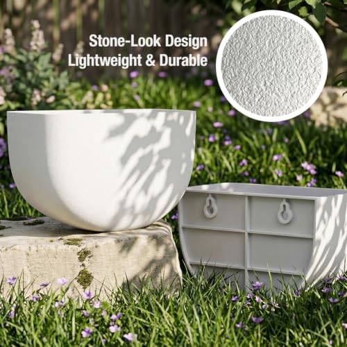 Asnext 2 Pack Indoor Wall Planter, 7 Inch Wall Planter Pot - Image 7