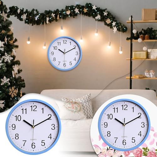 Wall Clock Large, Nonticking Decorative Classic Wall Clock Decorative, Battery - Image 5